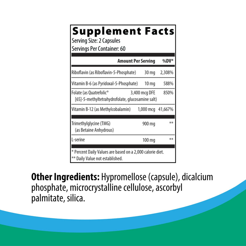 Rootcology by Dr. Izabella Wentz | MTHFR Pathways | Methylation Support with Vitamin B6, B12 & Folate | Supports Immunity, Energy & Brain Health | 120 Capsules