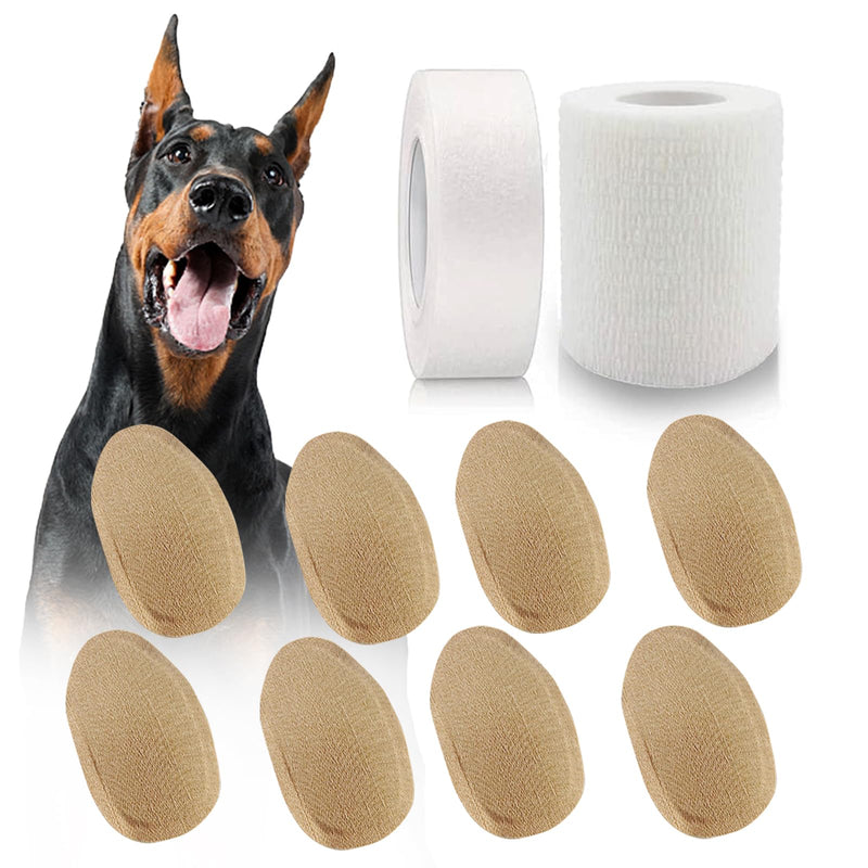 4 Set Doberman Ear Posting Kit for Doberman Pincher Samoyed with Extra 2 Rolls Dog Ear Tapes