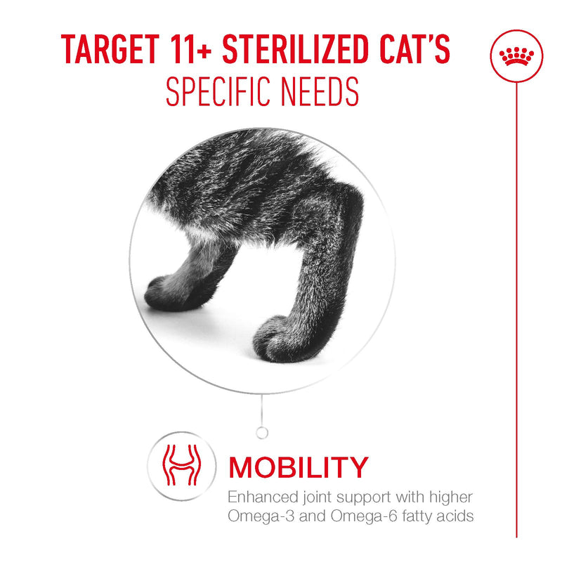 Royal Canin Sterilised Ageing 11+ Senior Dry Cat Food 400g
