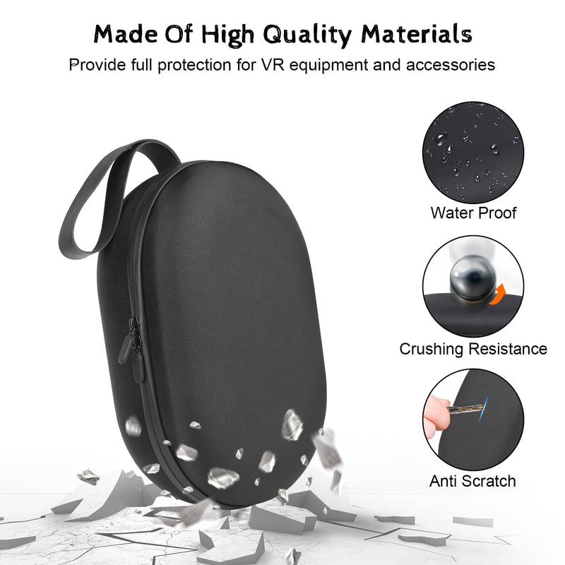 Tyasoleil Carrying Case for Apple Vision Pro, Portable Waterproof Anti-Scratch Storage Bag for Apple Vision Pro Accessories, Suitable for Home and Out - BeesActive Australia