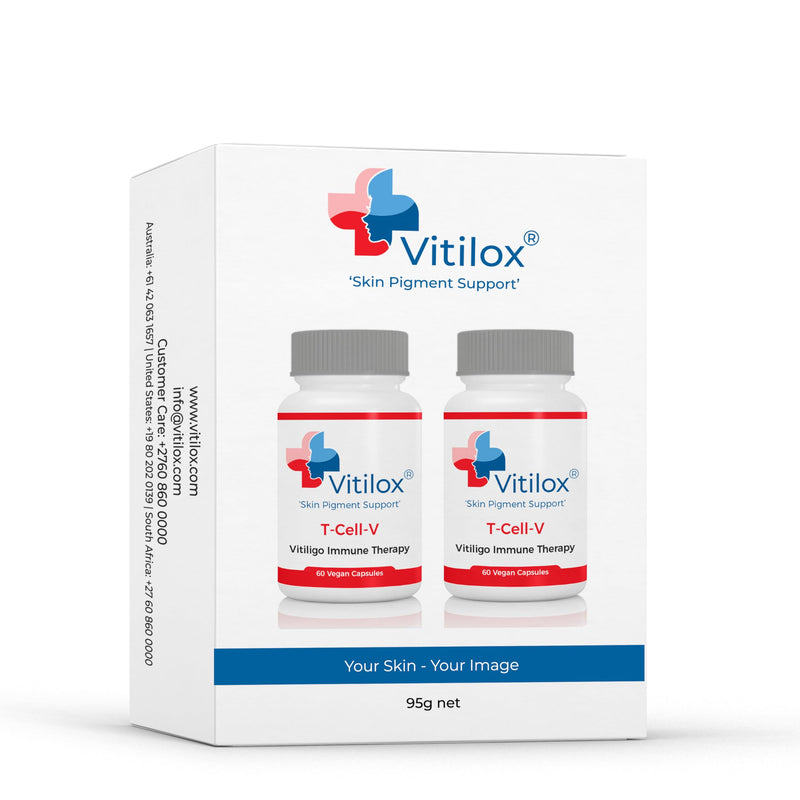 Vitilox Vitiligo T-Cell-V Immune Therapy Capsules – 4 Months Supply