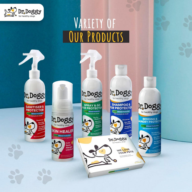 Dr Doggy Skin Healer 50ml – Dog Anti-Itch Spray & Moisturiser – Allergy & Dry Skin Relief, Hot Spot Treatment, Antiseptic & Odour-Free Care