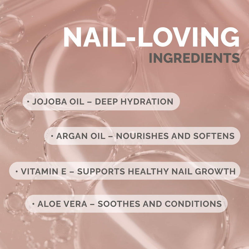 Perfect Formula HydraGrow Cuticle Hydration Nail Growth Oil Pen With Vitamin E Jojoba Oil and Aloe Vera for Strong & Healthy Looking Nails - Travel Friendly Manicure Brush - 3 ml