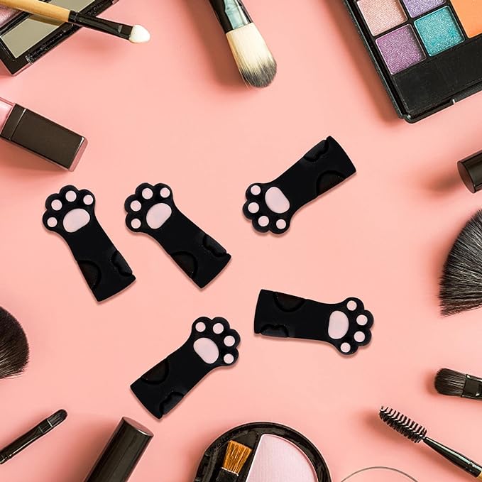 Cute Cat Paw Shape Silicone Nippers Cover | Nipper Cover Protective Sleeve | Manicure Pedicure Tool Protector Anti-Drop Protective Cap for Nail Cuticle Scissors Qyew - BeesActive Australia