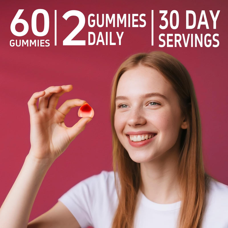 Feminine Probiotic Gummies with Cranberry, 60 Count