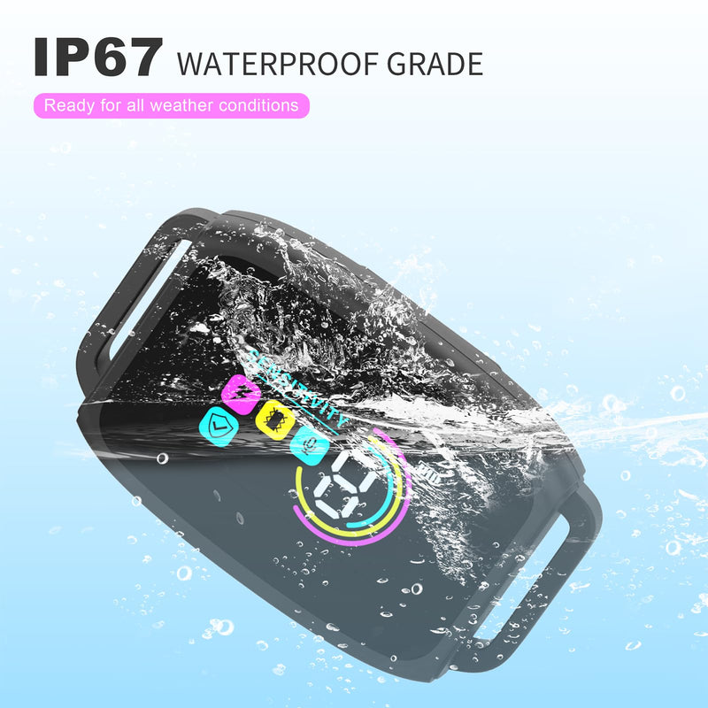 2024release Dog Bark Collar, Smart Rechargeable Anti Barking Training Collar, 8 Sensitivity Levels, Beep/Vibration/Shock,IP67 Waterproof, Color Display - BeesActive Australia