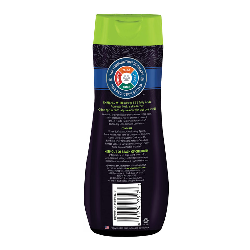 FURminator Ultra Premium deShedding Shampoo for Dogs Helps Reduce Excess Shedding, 16 oz - BeesActive Australia