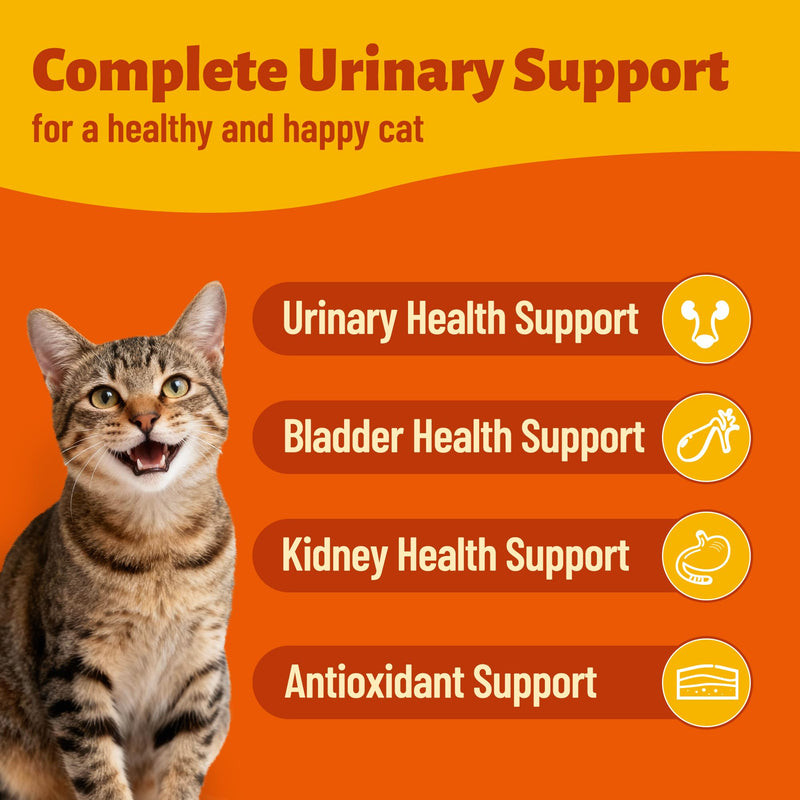 330 Chews Cranberry Bites for Cat UTI Treatment with D-Mannose and Marshmallow Root, Bladder Control Supplements for Cats Kidney&Urinary Tract Health, Natural Ingredients Cat Urinary Treats