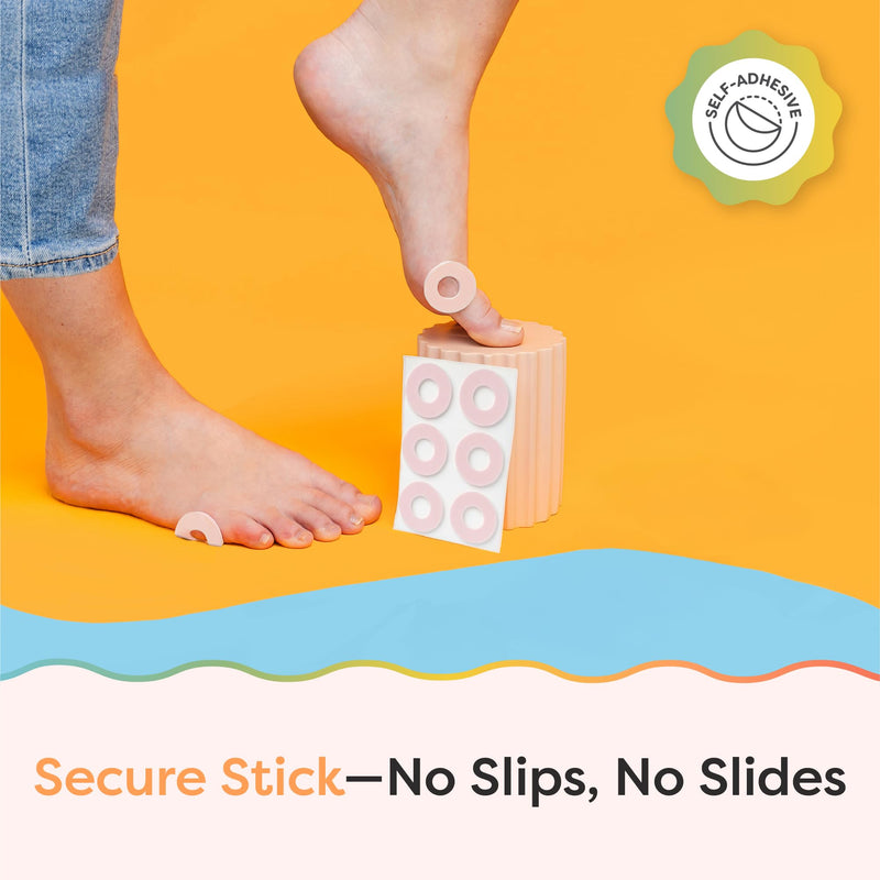 ZenToes Callus Cushions | Water-Resistant Self-Stick Adhesive Corn Pads | Foot, Heel, & Toe Discomfort Relief | Soft Foam for Friction Protection | Ideal for Active Lifestyles | 48-Pack 48 Count Beige - BeesActive Australia
