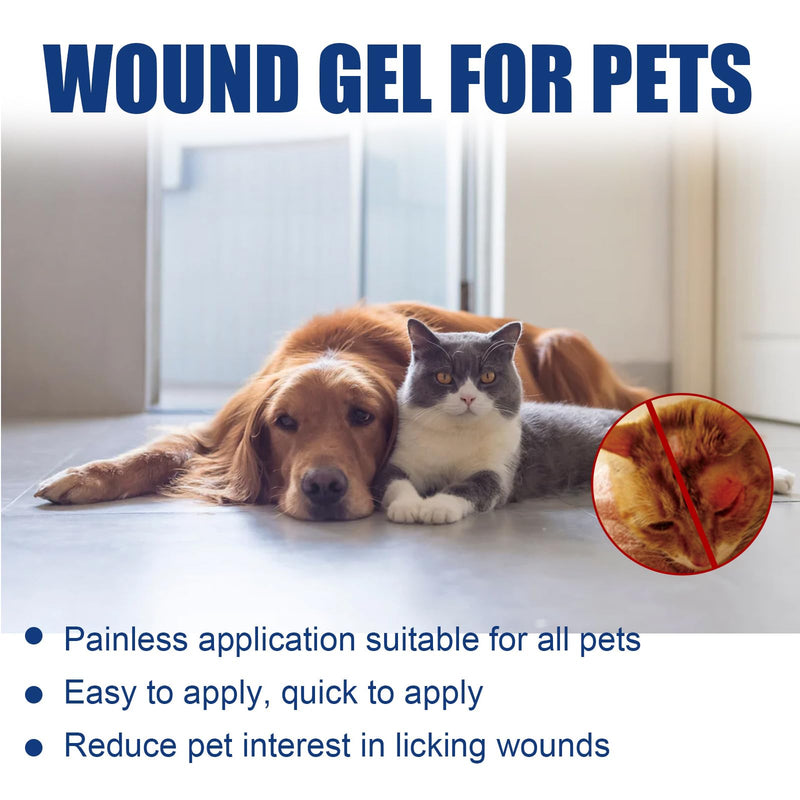 KOAHDE Wound Care Gel for Cats Dogs, Liquid Dressing for Pet Wound Care Gel, Wound Care Gel for Pets, Protective Wound Healing Gel for Pets, Wound Healing Fluid Gel, 20ML, 1PC - BeesActive Australia