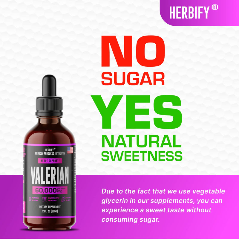 Valerian Root - Valerian Root Natural Supplement - Valerian Root Tincture – Nervous System Support - Vegan, Organic, 2 Fl oz - BeesActive Australia