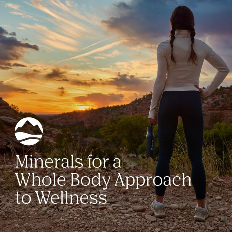 Trace Minerals ConcenTrace Daily Mineral Powder - Supports Energy, Digestion, Bone Health - 70+ Multiminerals Supplement with Ionic Magnesium, Chloride, & Potassium, Sugar-Free (60 Servings) Blue Hawaiian - BeesActive Australia