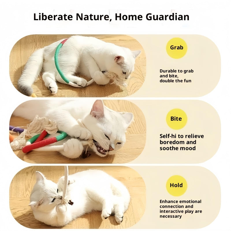 3PCS Natu/ral Catnip Chew Rope for Cats,Catnip T/oys for Cats,Interactive Cat To/ys for Indoor Cats Adult,Kitten Teething T/oys for Dental Care,Cat Dental Sticks & Chew Sticks,Cat Dental Chew Sticks