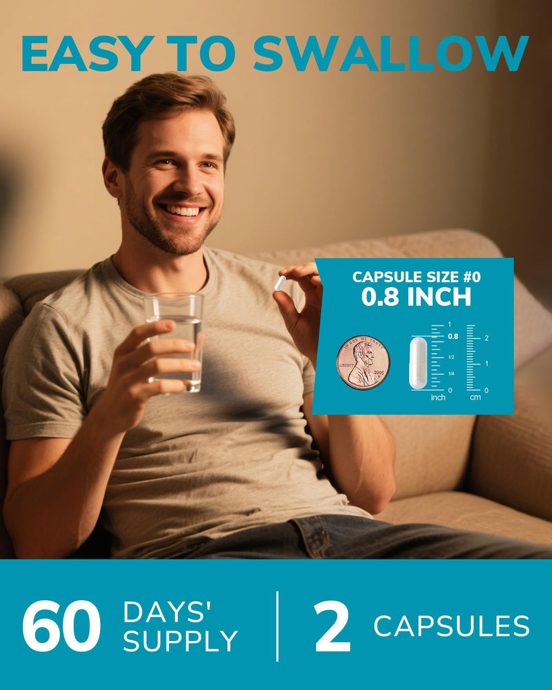 Vitalibre Probiotic with Magnesium Complex for Women Men, 50 Billion CFU, 9 Strains, Magnesium Glycinate Citrate Malate for Digestion, Immunity, Bone, Energy & Recovery, 120 Vegan Capsules, Non-GMO Unflavored 120 Count (Pack of 1)