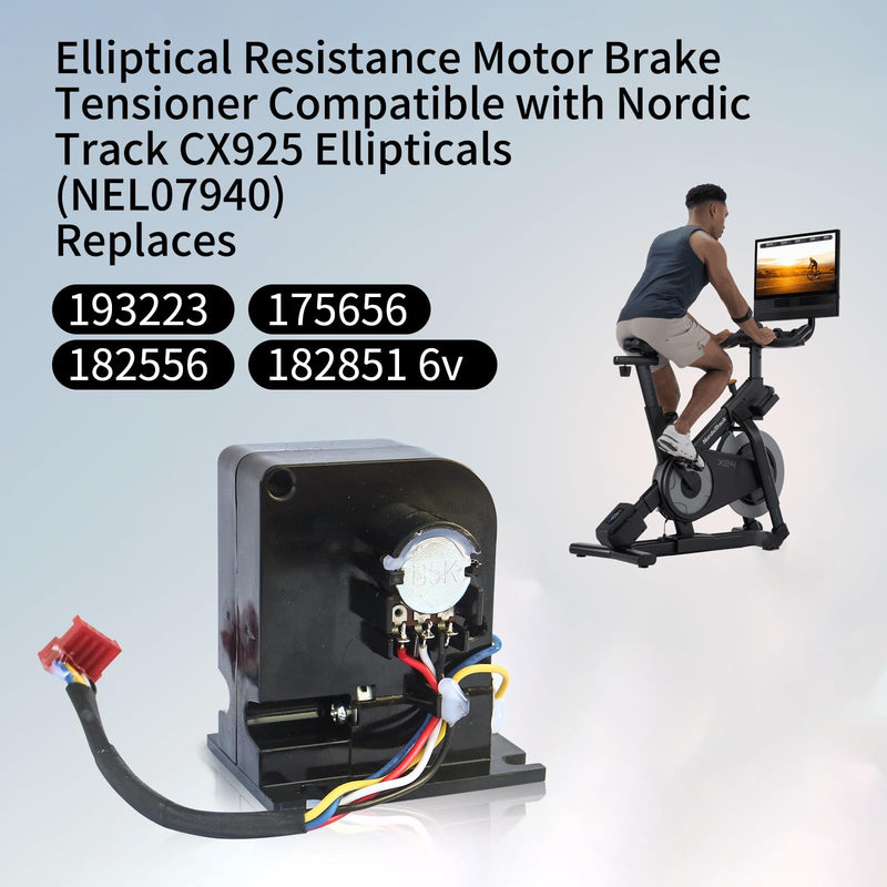 6V Elliptical Resistance Motor Brake Tensioner -Compatible with NordicTrack CX925 Elliptical Trainer- Replacement for NEL07940 193223 175656 182556 182851. - BeesActive Australia