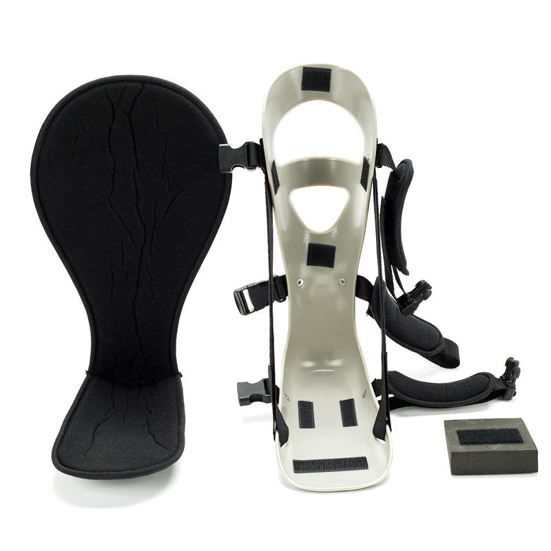 Plantar Fascitis Night Splint Adjustable Leg Support Brace for Fascia, Tendon and Calf Stretching, Heel and Bone Spur, Arch Pain Treatment Fit Right or Left Foot, Grey, Medium - BeesActive Australia