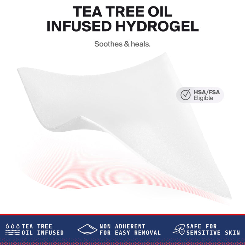 SurviveX Burn Dressing Kit with Tea Tree Oil - Hydrogel Burn Pads, Cooling Gels, Non-Adhesive Dressings & Gauze - Complete First Aid Accessory for Instant Cooling, Soothing & Burn Relief