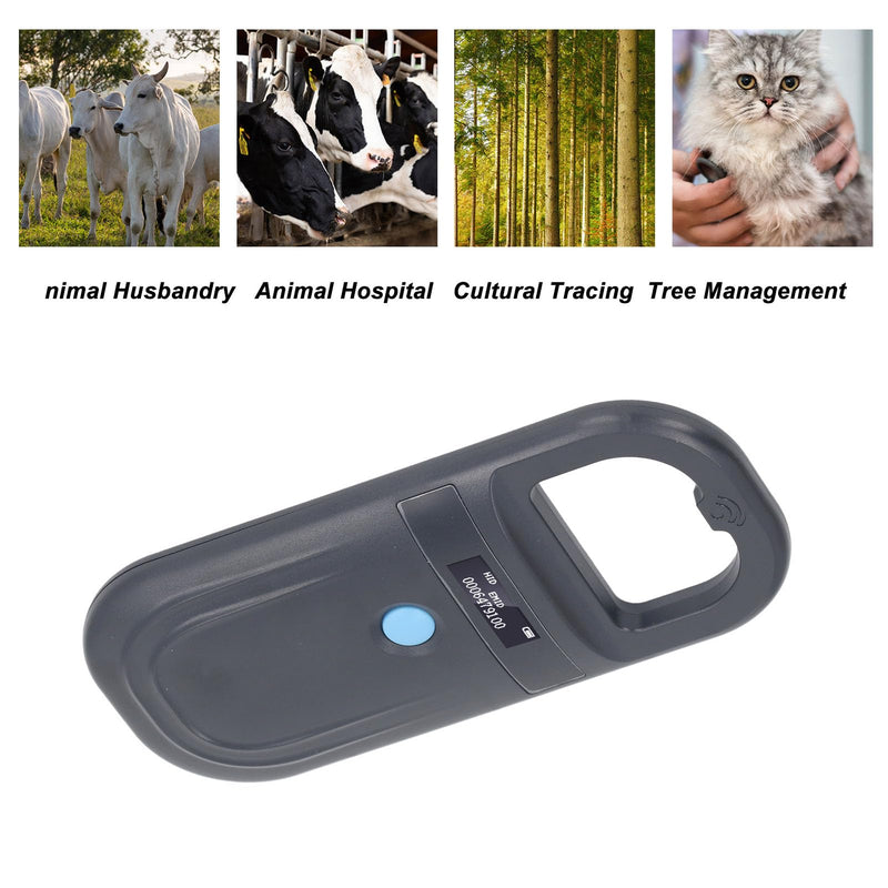 Pet Microchip Scanner 134.2kHz Animal ID Reader Built-in Buzzer USB Charging Animal Chip Pet Tag Chip Scanner Chip Reader for Dogs - BeesActive Australia