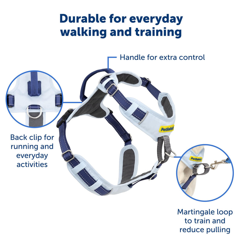 PetSafe Easy Walk Comfort No-Pull Dog Harness Full-Body Padding - Better Walks on The First Use - 5 Points of Adjustment Large, Black - BeesActive Australia