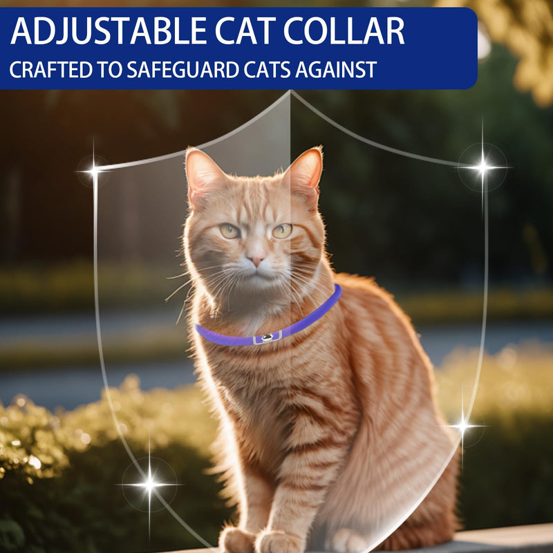 Wisebom Calming Collar for Cats 3Pcs, Natural Lavender Calming Collar Safe Waterproof Pheromones Cat Collars Adjustable Calming Collar Calming Cat Collar - BeesActive Australia