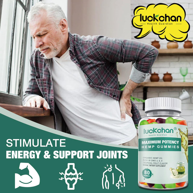 Hemp Gummies Advanced Extra Strength for Sleep, Pain, Anxiety