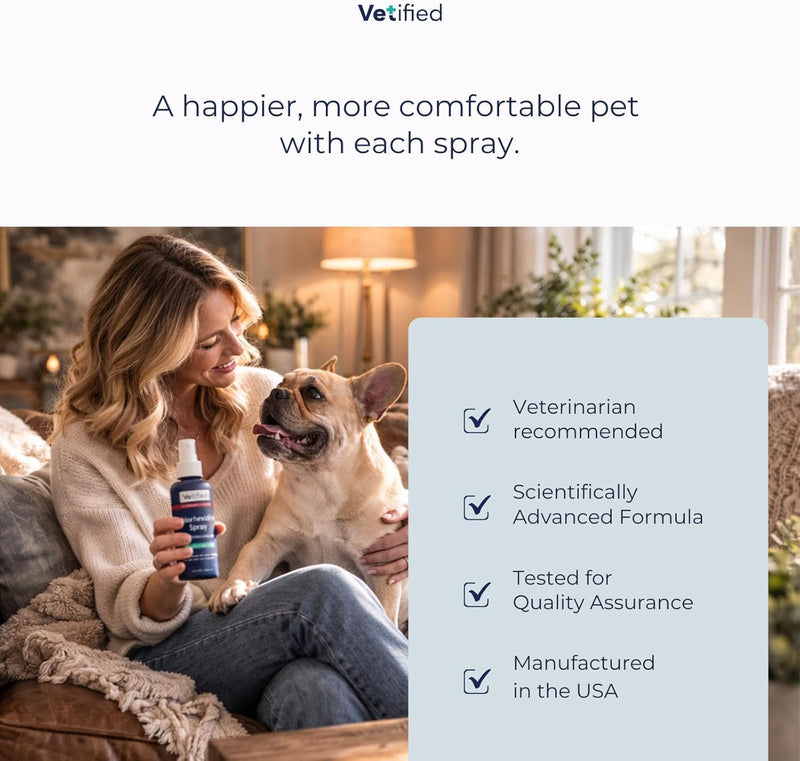 Chlorexhidine Spray for Dogs | Veterinary Strength Anti Itch for Dogs for Hot Spots, Rashes & Itchy Paws 8 fl oz (+ 30 Day Vet Access) | NDC 86247-002-08