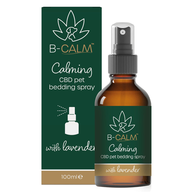 B-Calm CBD Oil Pet Calming Spray for Dogs & Cats - Safe & THC-Free to Naturally Calm Pets (100ml) 100ml