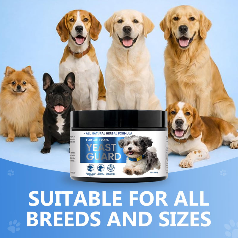 Yeast Infection Treatment for Dogs - Soothing Ear & Skin Relief for Itch & Inflammation, Natural Dog Allergy Support