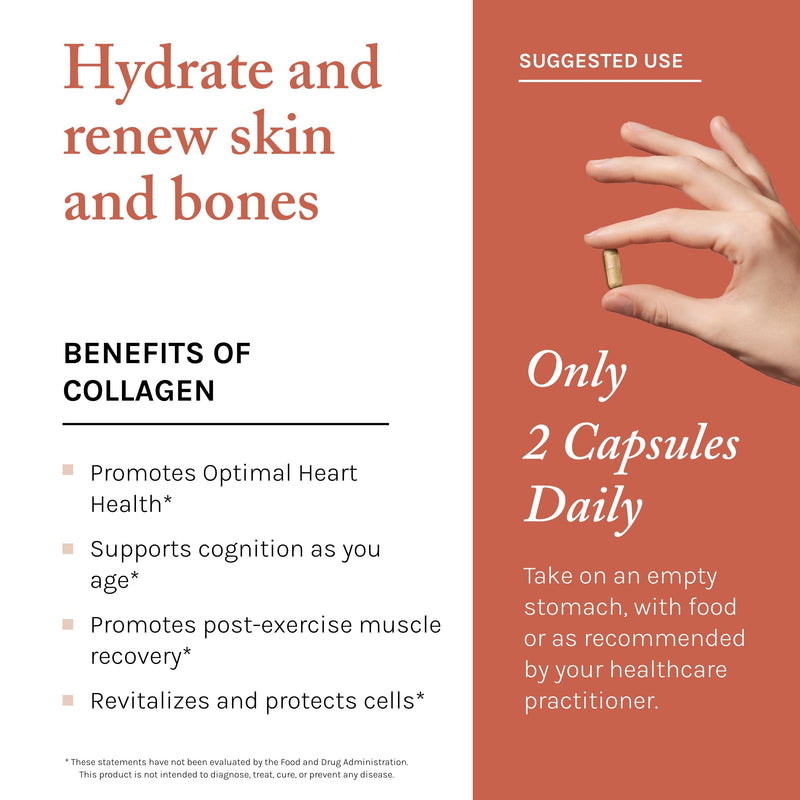 Reserveage Beauty Collagen Booster - Supplement for Skincare & Joint Health - Supports Healthy Collagen Production for Women - 120 Capsules (30 Servings) 120 Count (Pack of 1)