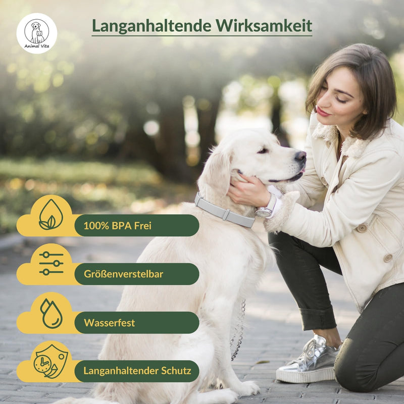 Animal Vita® Premium tick collar for dogs - reliable protection against ticks [waterproof and size-adjustable] up to 8 months of tick protection for dogs - BeesActive Australia