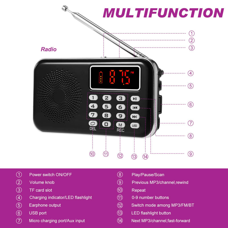 Dunzy 7 Pcs Ghost Hunting Equipment Kit Include 1 Emf Meter 1 Ghost Radio 1 UV Flashlight and 4 LED Light up Pet Cat Ball for Electromagnetic Paranormal Investigations Home Office Inspections Gifts - BeesActive Australia