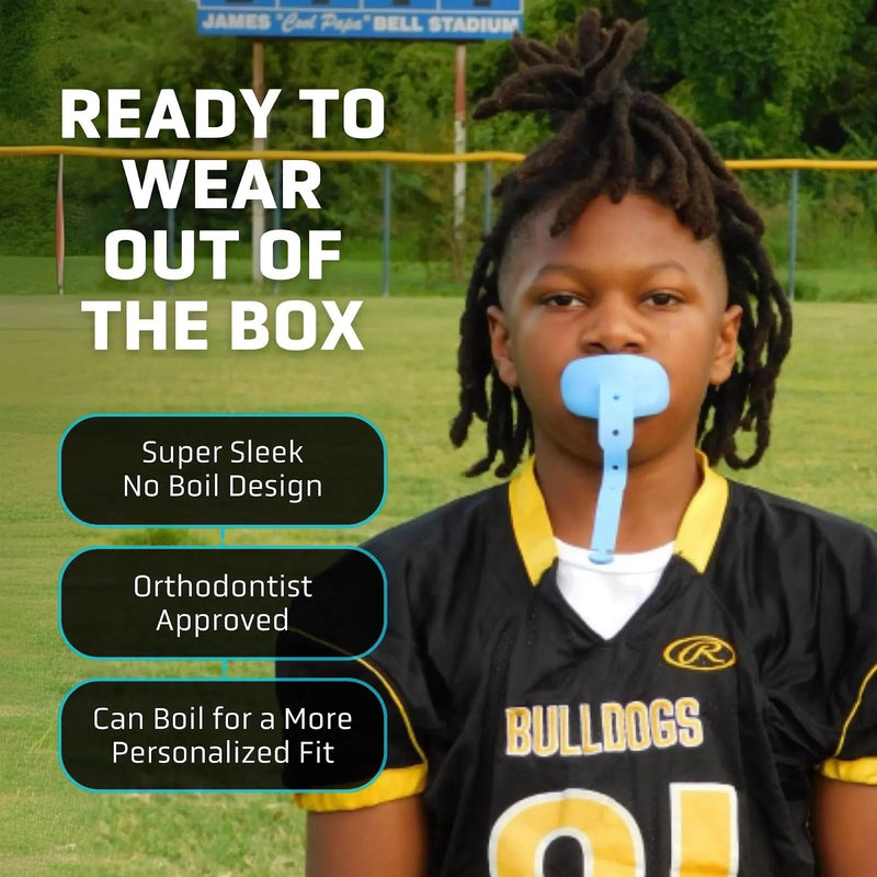 Vettex Youth Football Mouthguard, Black