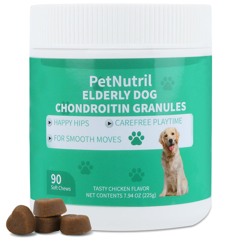 Dog Hip and Joint Supplement, Dog Soft Chews Treats with Glucosamine Chondroitin Omega 3 Collagen Supports Dogs Joint Skin and Coat Immune Health, Pet Vitamins Supplements for Small Medium Dog Breeds