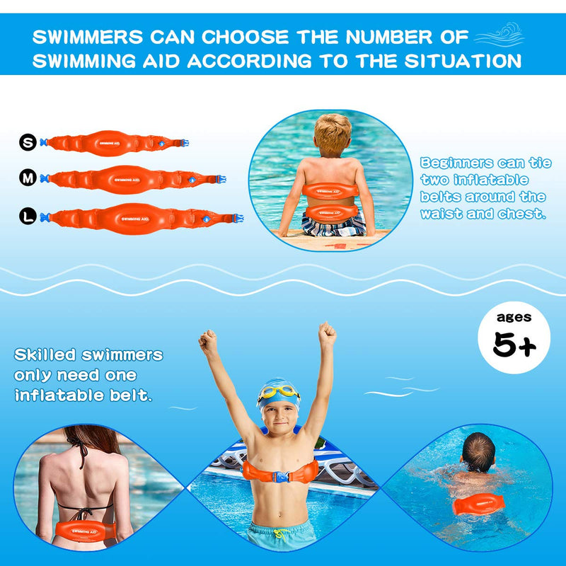 Adult Swim Training Equipment - Swim Belt Aid for Pool or Training S+M+L - BeesActive Australia