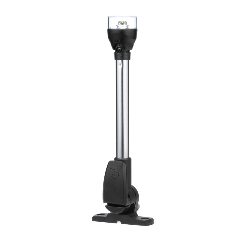attwood 5557-PV12A7 All-Round LED Fold Down Navigation Light Black Base, 12-Inch 12" - BeesActive Australia