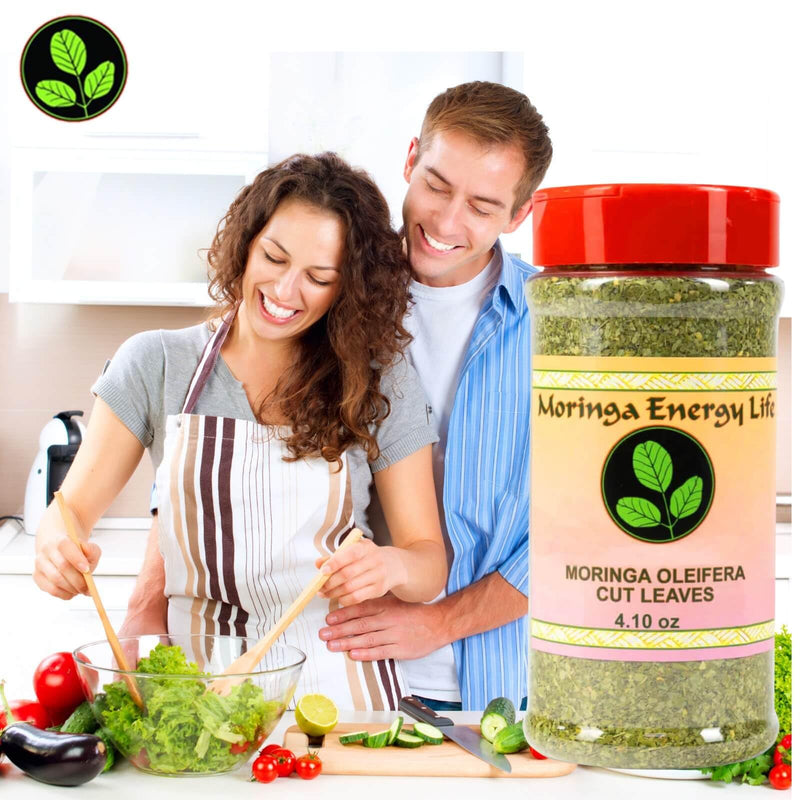 Moringa Leaf Shaker with Pure Moringa Leaf with Essential Nutrients and Rich in Vitamins, Aminos and Trace Minerals in Moringa Shaker 4.10 oz