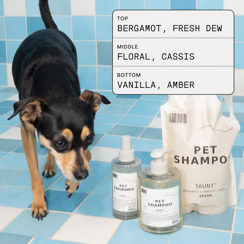 DedCool Pet Shampoo (01 Taunt, 16.9 oz) Tear-Free, for Sensitive Skin, Hypoallergenic, Dry Skin & Itch Relief, Deodorizing Shampoo & Conditioner for Dogs & Cats, Vegan, Clean, Non-Toxic 16.9 Ounces - PawsPlanet Australia