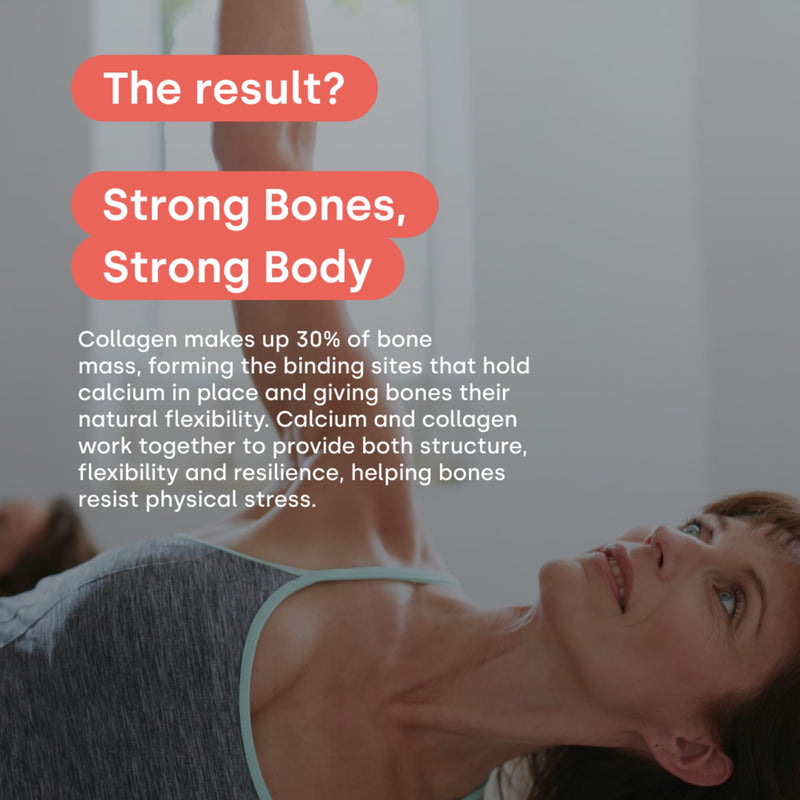 Biosil Advanced Bone Support - 60 Capsules - Supports Bone Density, Flexibility & Collagen Formation with Patented ch-OSA Complex, Inositol, MK7 & Vitamin B12-30-Day Supply
