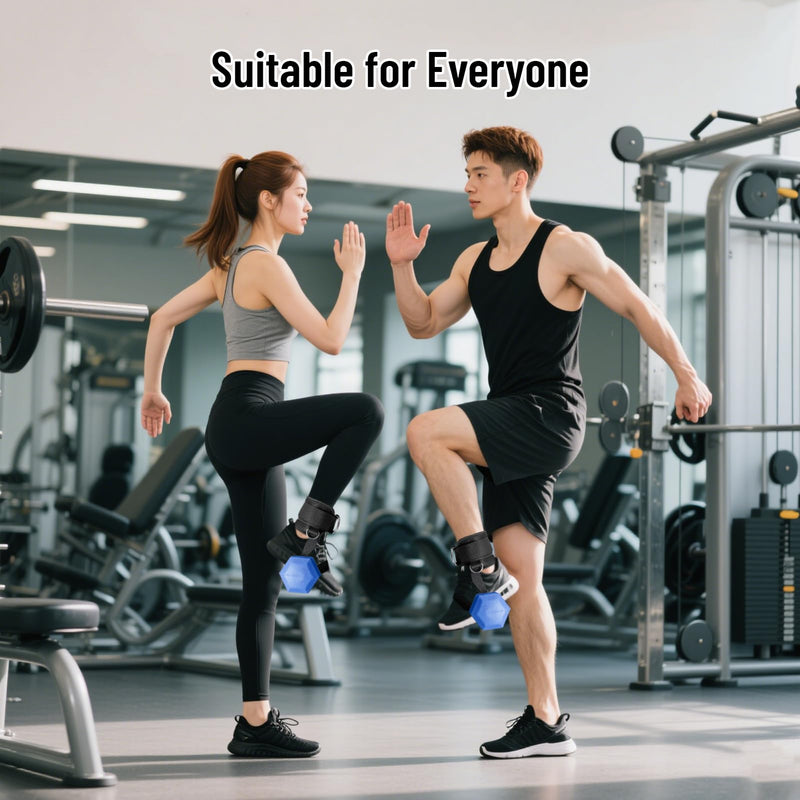 Ankle Straps for Dumbbell and Cable Machine, Monkey Foot Dumbbell Attachment Straps for Gym Trainer and Ankle Straps for Weight Lifting, Leg Extensions for Women and Men Black (Pair)