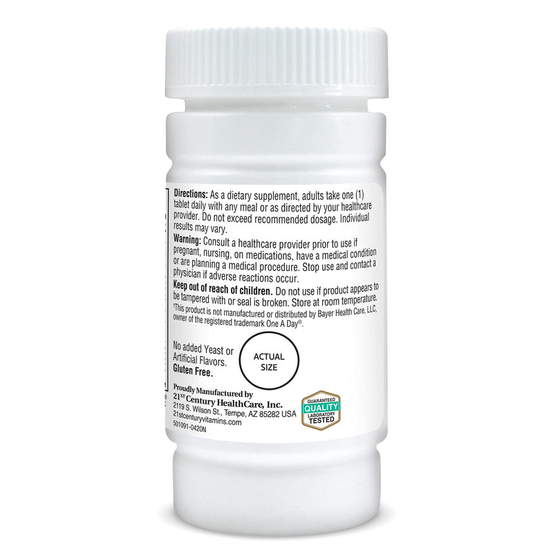 21st Century One Daily Essential Tablets, 100 Count (Pack of 2)