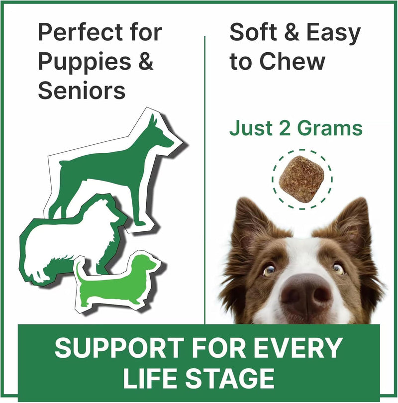 Vitamins for Dogs - 4 in 1 Complex with Omega, Glucosamine, Probiotics and Vitamins - 120 Ct (Pack of 1) - BBQ Beef