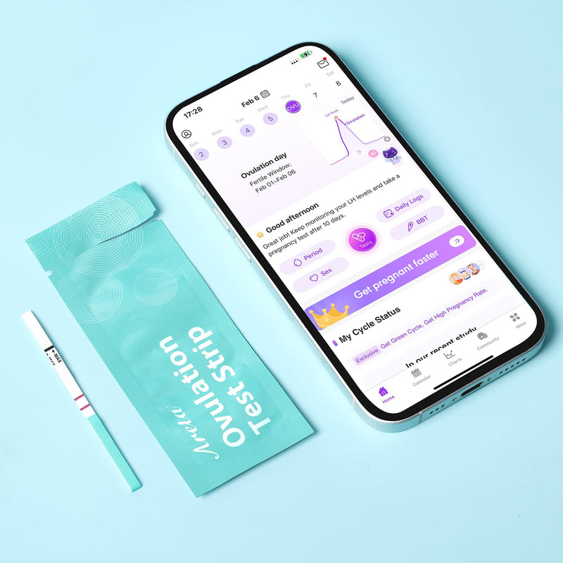 Areta 120 Ovulation Test Strips Kit: Accurate & Reliable for Women | Fast & Convenient Fertility Tracking | High Accuracy Ovulation Test Kit, Blue LH 120 - BeesActive Australia