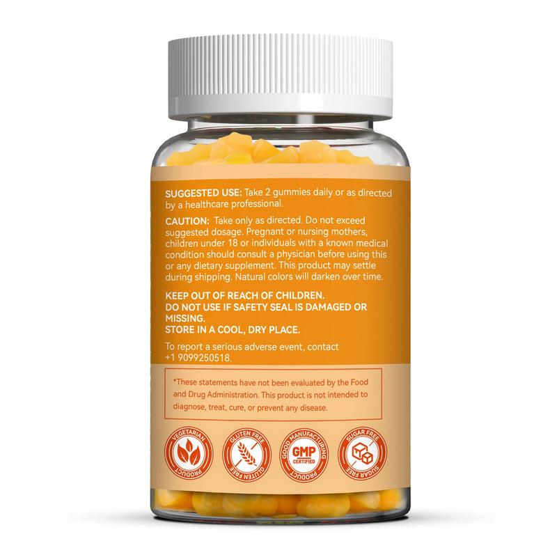 Vitamin B2 Gummies - Riboflavin 400mg with Magnesium for Adults -120 Gummy | B2 Gummies for Migraine Relief* & Nervous System Support* - Vegan Chewable Gummies (60 Day Supply) 60 Count (Pack of 2)
