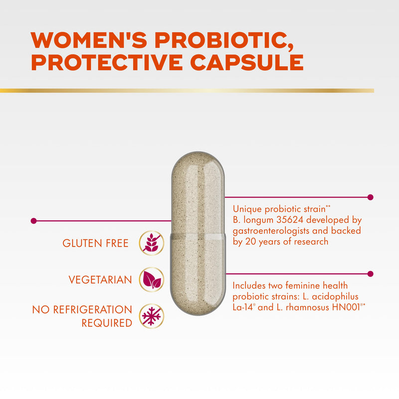 Align Probiotic, Womens Dual Action, Vaginal Probiotics for Women and for Vaginal Health Support, for Digestive Health, 42 Capsules (Pack of 2) 42 Count (Pack of 2)