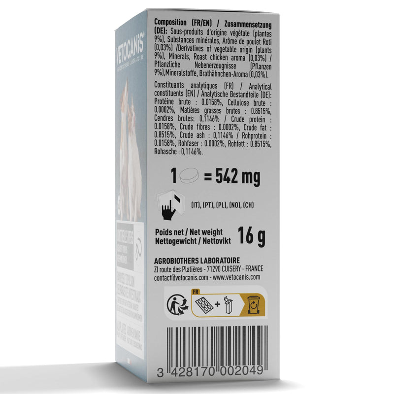 VETOCANIS AnimoConcept Vetocanis - tablets against dog and cat worms - plant extracts - meat flavor 1 x 30 pieces - BeesActive Australia
