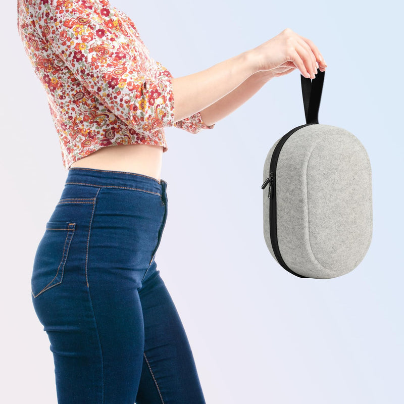 Hard Carrying Case Compatible with Apple Vision Pro and Accessories, Travel Case Lightweight and Portable Protection for VR Gear/Battery/Adapter/Cables, Ultra-Sleek Design - BeesActive Australia