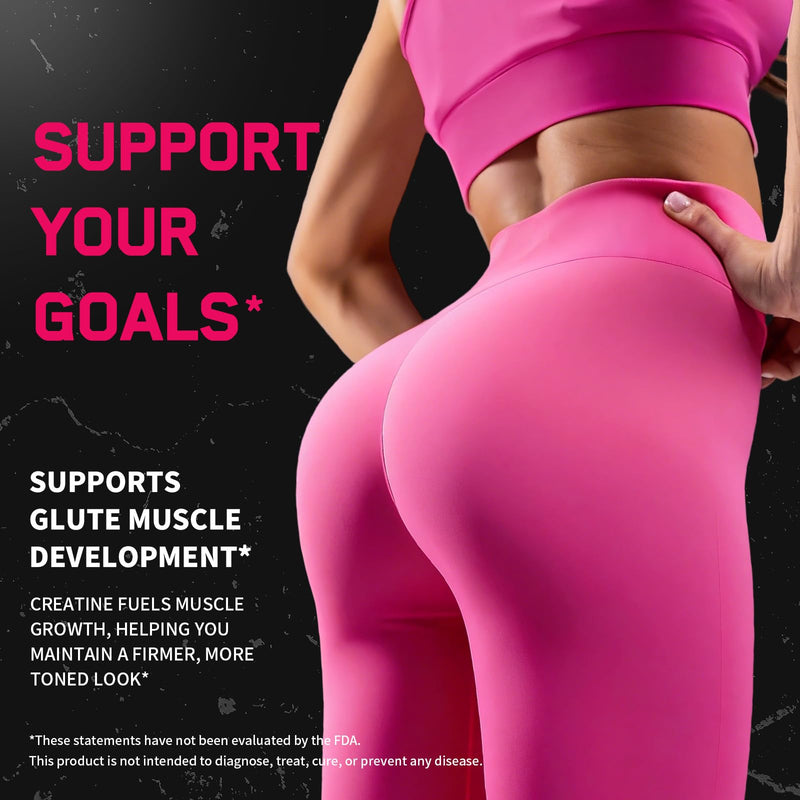 Creatine for Women, 5000mg Complex with Collagen & BCAAs, Vitamin B12 | 120 Ct Sugar-Free Creatine Gummies for Women, Creatine Monohydrate Supplements Pre-Workout Chewbles, Creatina Para Mujeres 119 Count (Pack of 1)
