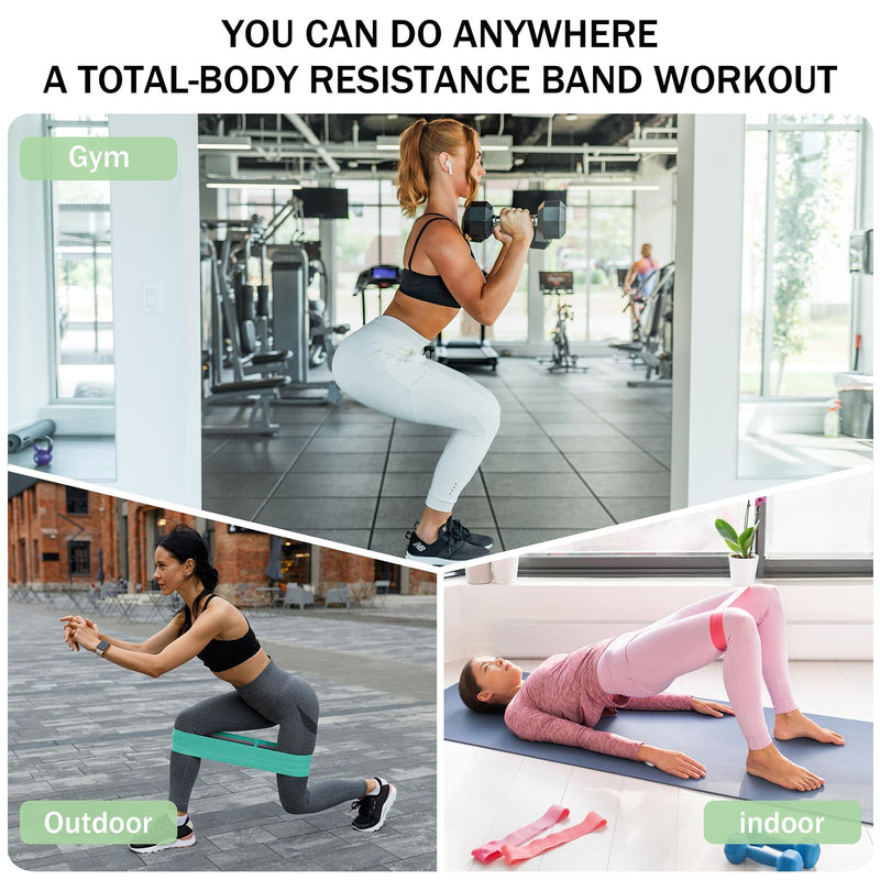 Vigorix Resistance Bands for Working Out,Exercise Bands for Legs and Butt Workout Bands for Women，Exercise Workout Bands for Women and Men,Fitness Belt