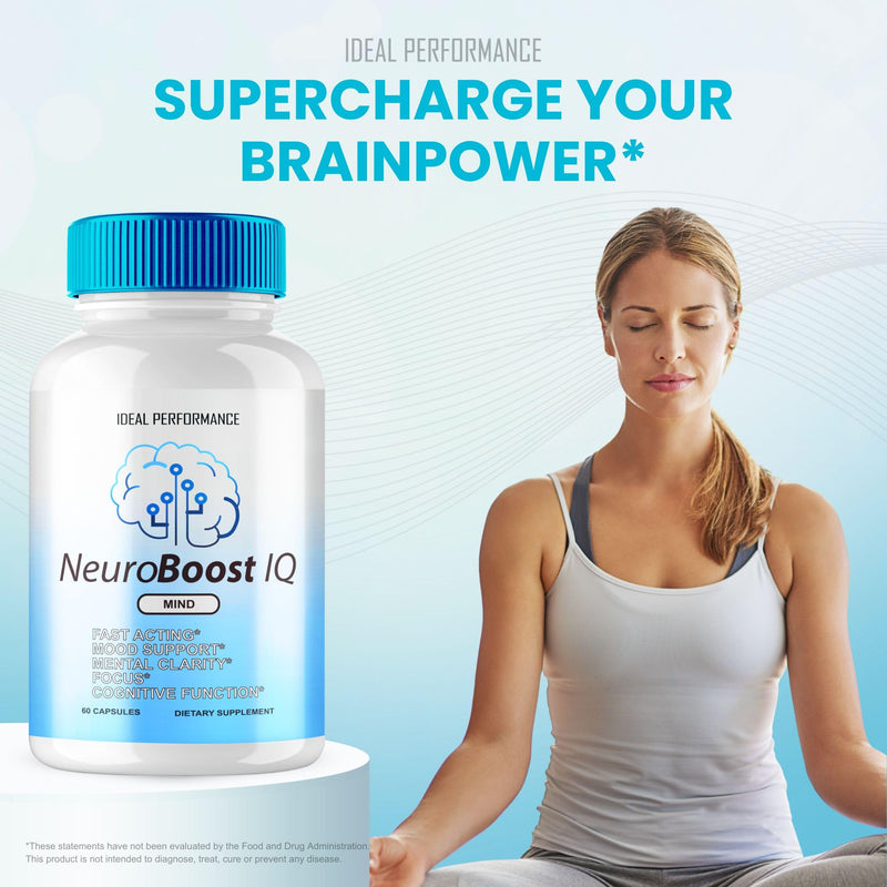 (2 Pack) Neuro Boost IQ Supplement Brain Pills Mind Ben Carson Neurobooster Neuroboostiq (120 Capsules)