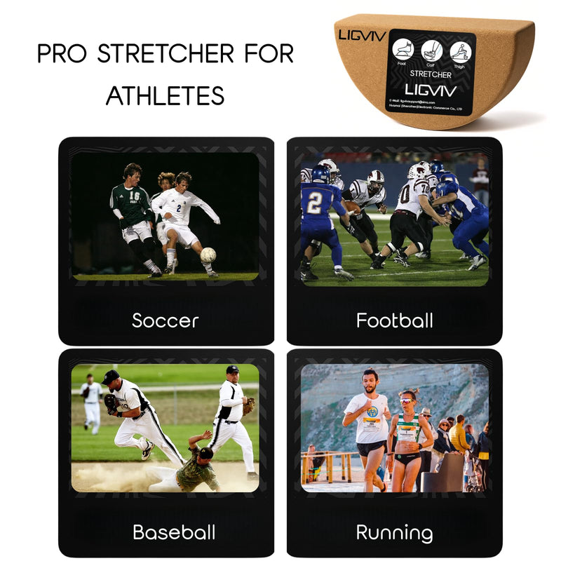 Calf and Foot Stretcher, Wooden Rocker for Leg Thigh Muscle Stretching - BeesActive Australia